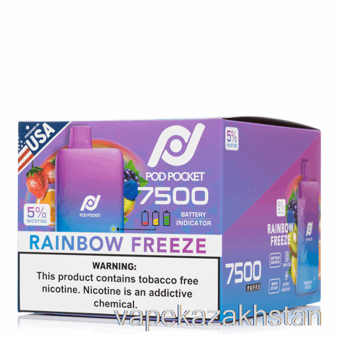 Vape Smoke [10-PACK] Pod Pocket 7500 Disposable